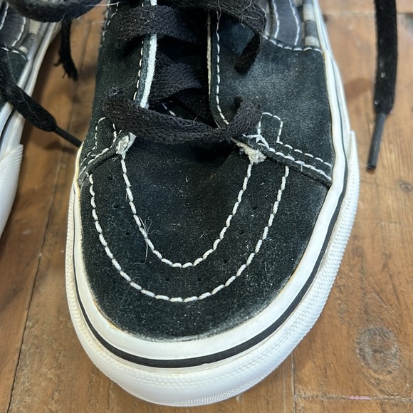 Vans hi top black checkerboard sneakers - Picture 4 of 12